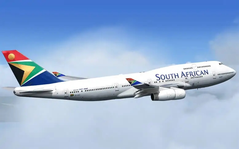 South African Airways bilet
