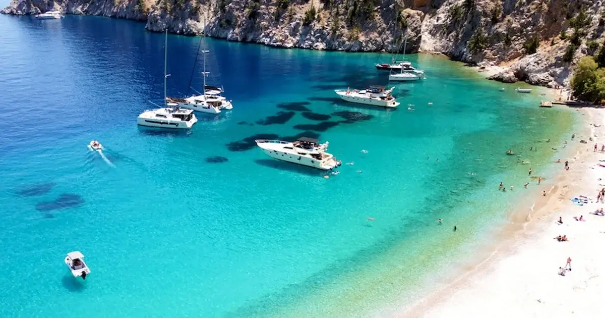 simi adası agios gerogios dysalonas plajı