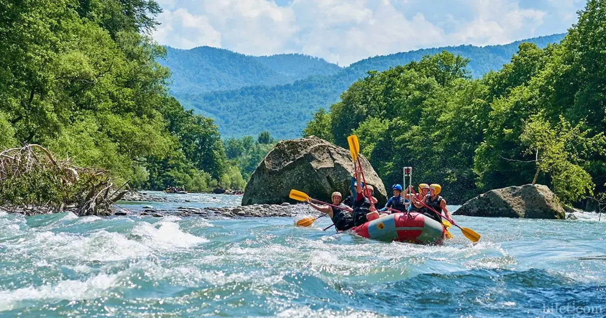 Rafting auf dem Fluss Coruh