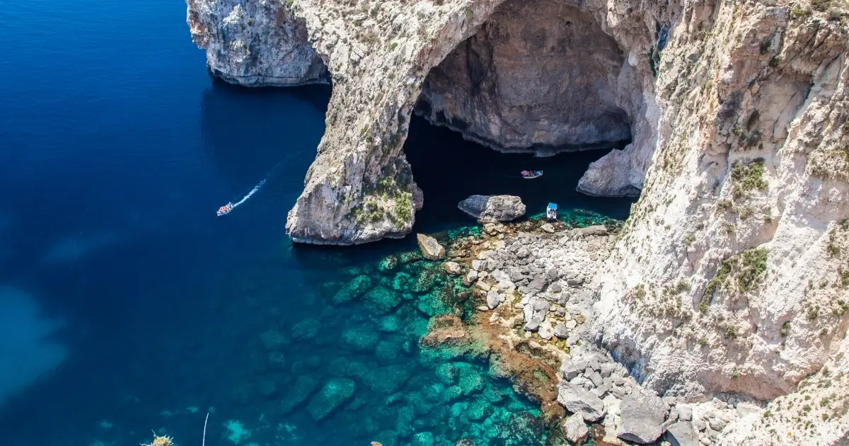 Blue Grotto Surroundings