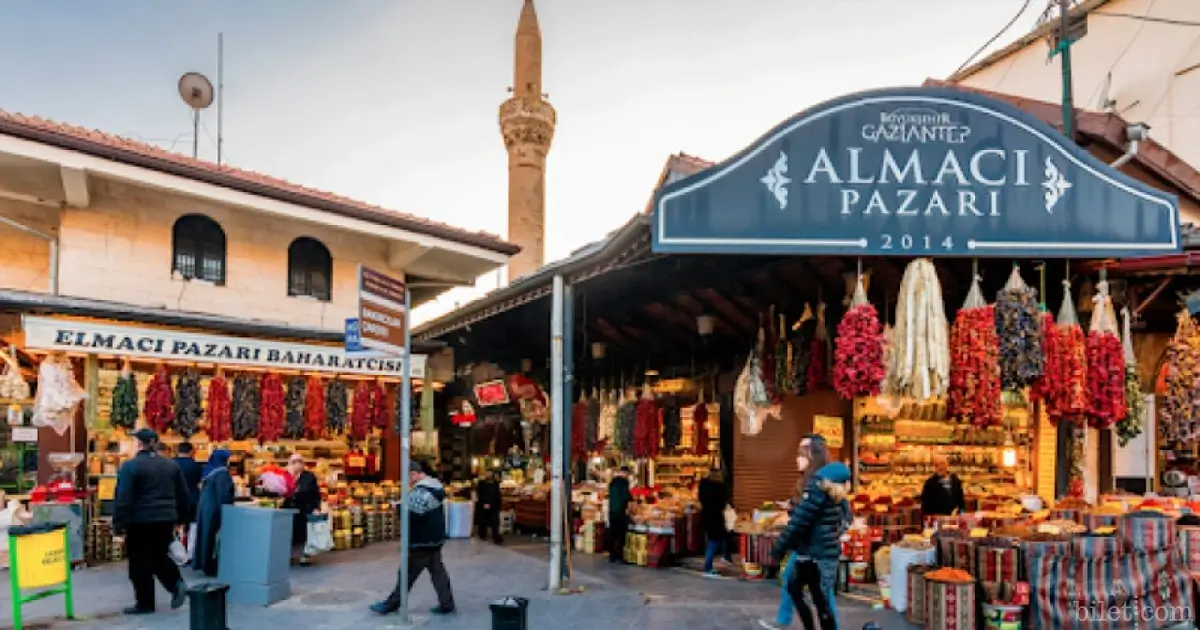 mercato delle mele di gaziantep