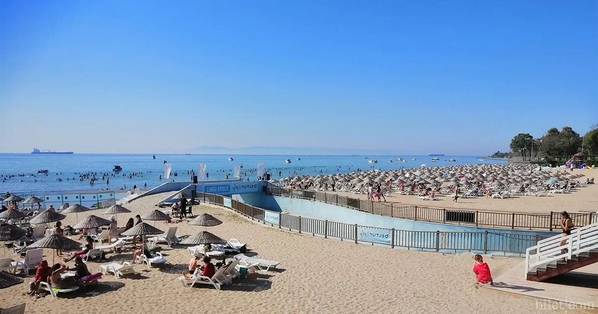 plage de soleil de Florya