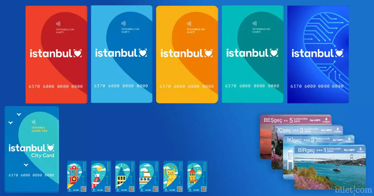 types de cartes istanbulkart