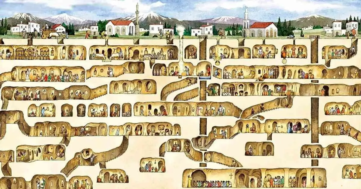 Cappadocia underground cities