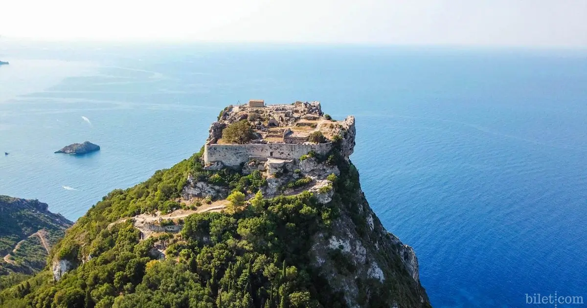 korfu adası angelokastro