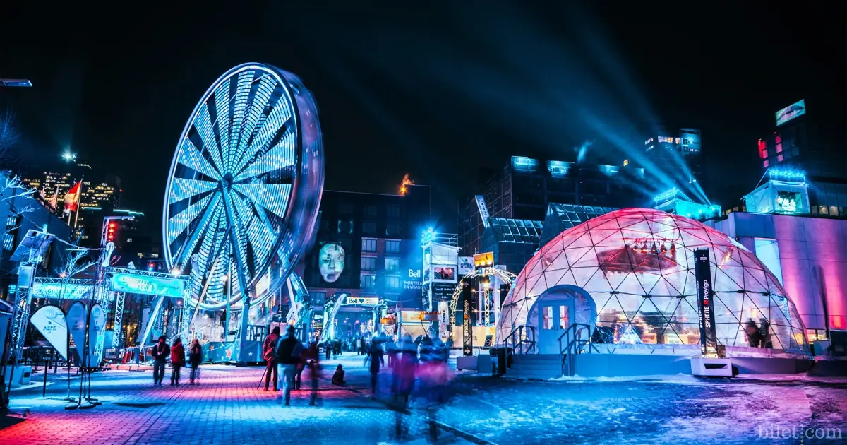 montreal en lumiere kanada