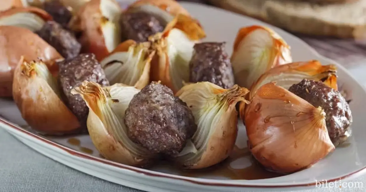 kebab de cebola