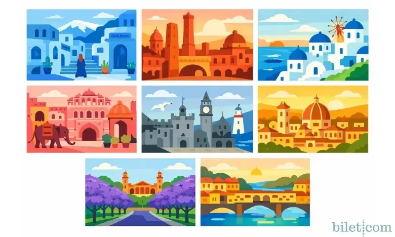 8 πόλεις διάσημες για τα χρώματά τους από όλο τον κόσμο