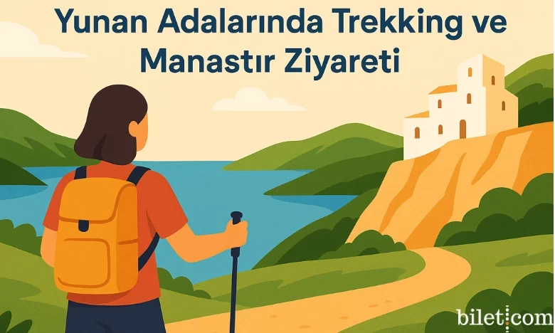 Trekking e visitas a mosteiros nas ilhas gregas