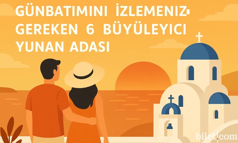 6 ilhas gregas deslumbrantes onde você deve assistir ao pôr do sol