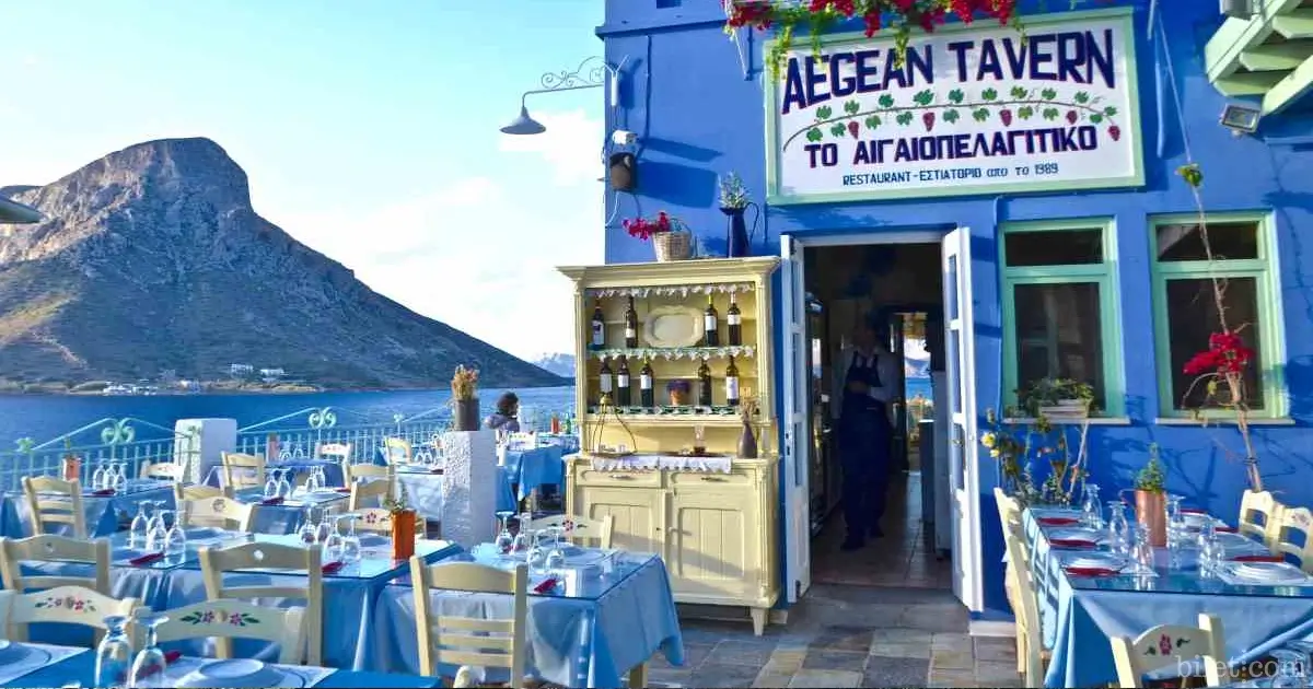 Was man auf der Insel Kalymnos essen und trinken kann
