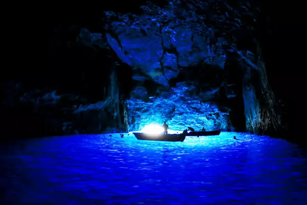 Kaş blue cave