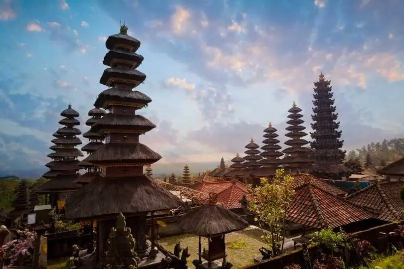 templo pura besakih bali indonésia