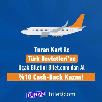 Türk Dövlətlərinə Uçuş zamanı 10% Cash Geri qazanın!