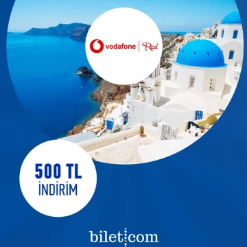 Vodafone Red мүшелері үшін Грек аралдары паром билеттеріне 500 TL жеңілдік