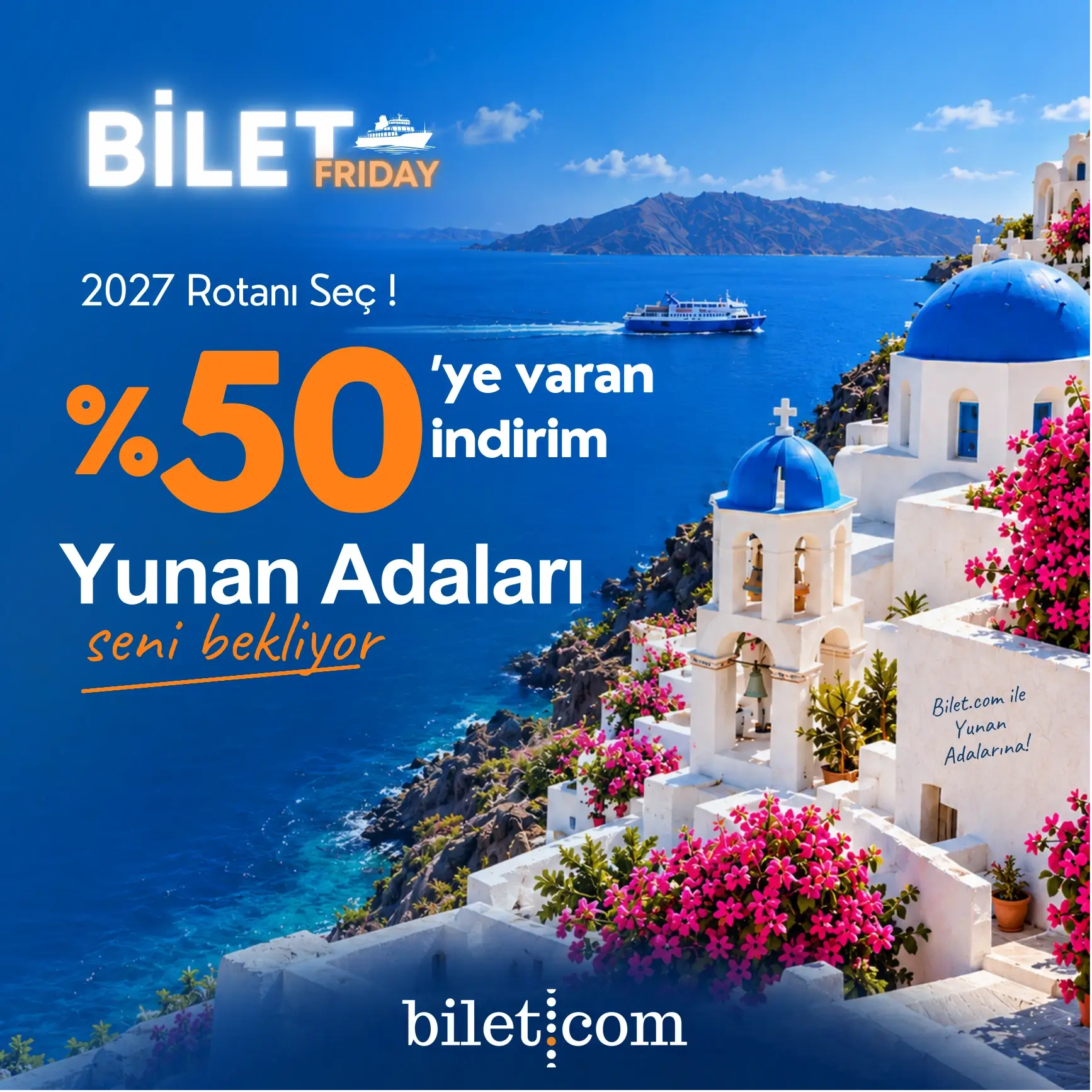 Greek Islands Ticket Friday Campaign: Up to 50% Discounts