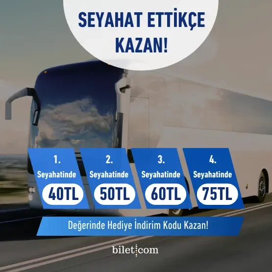 Otobüs Biletlerinde Zincir Kupon Kampanyası