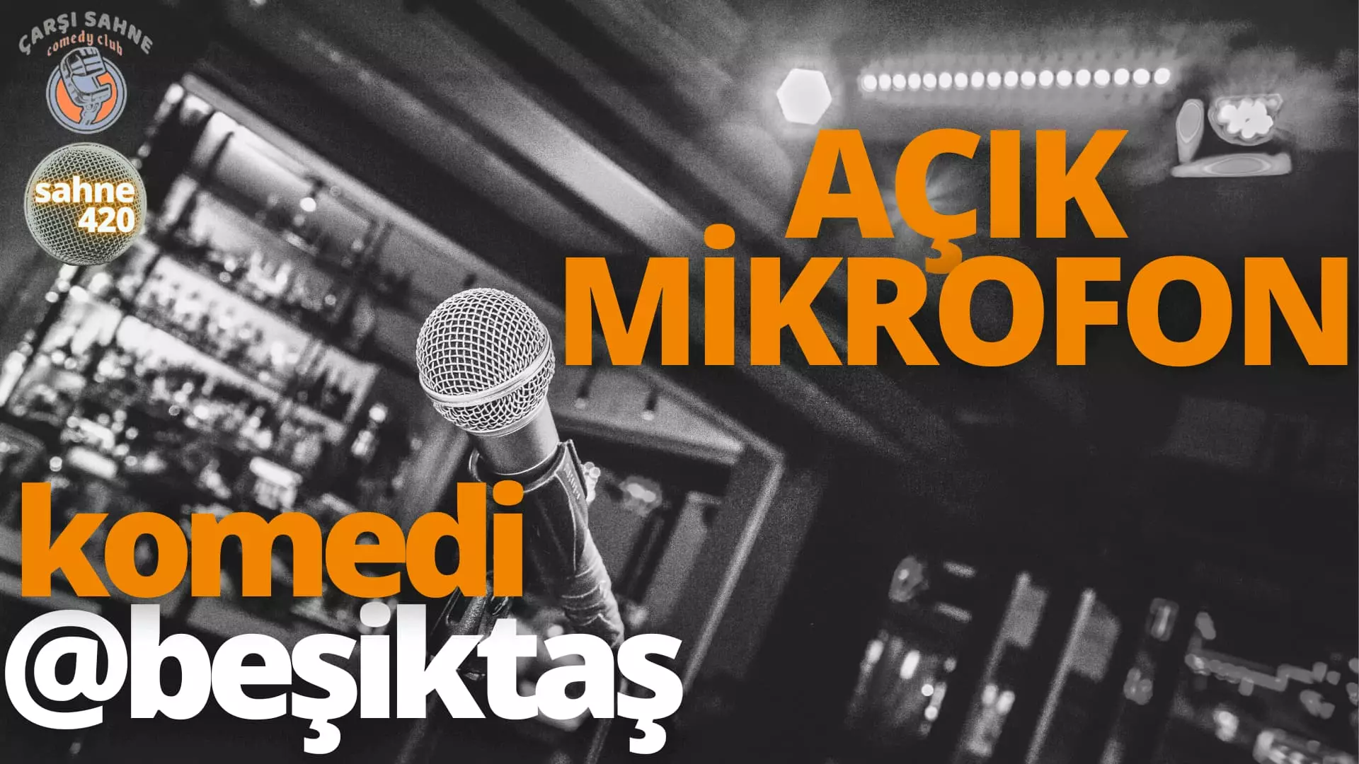 Comédia stand-up de microfone aberto @Beşiktaş Bilhete - 1