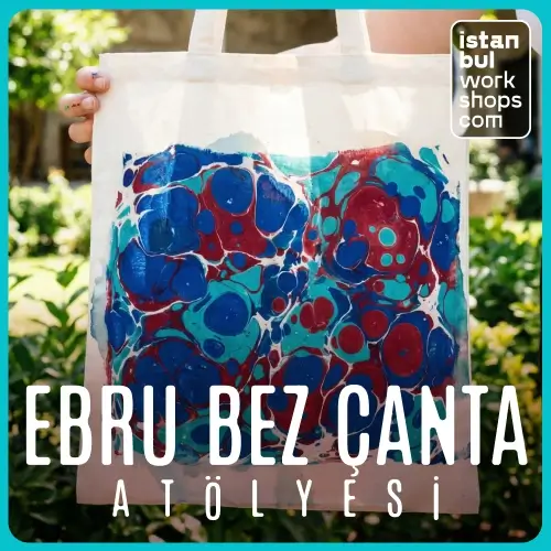 Ebru and Fabric Bag Design Workshop - 0