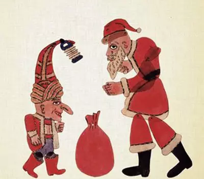 Karagöz Papá Noel billete - 1