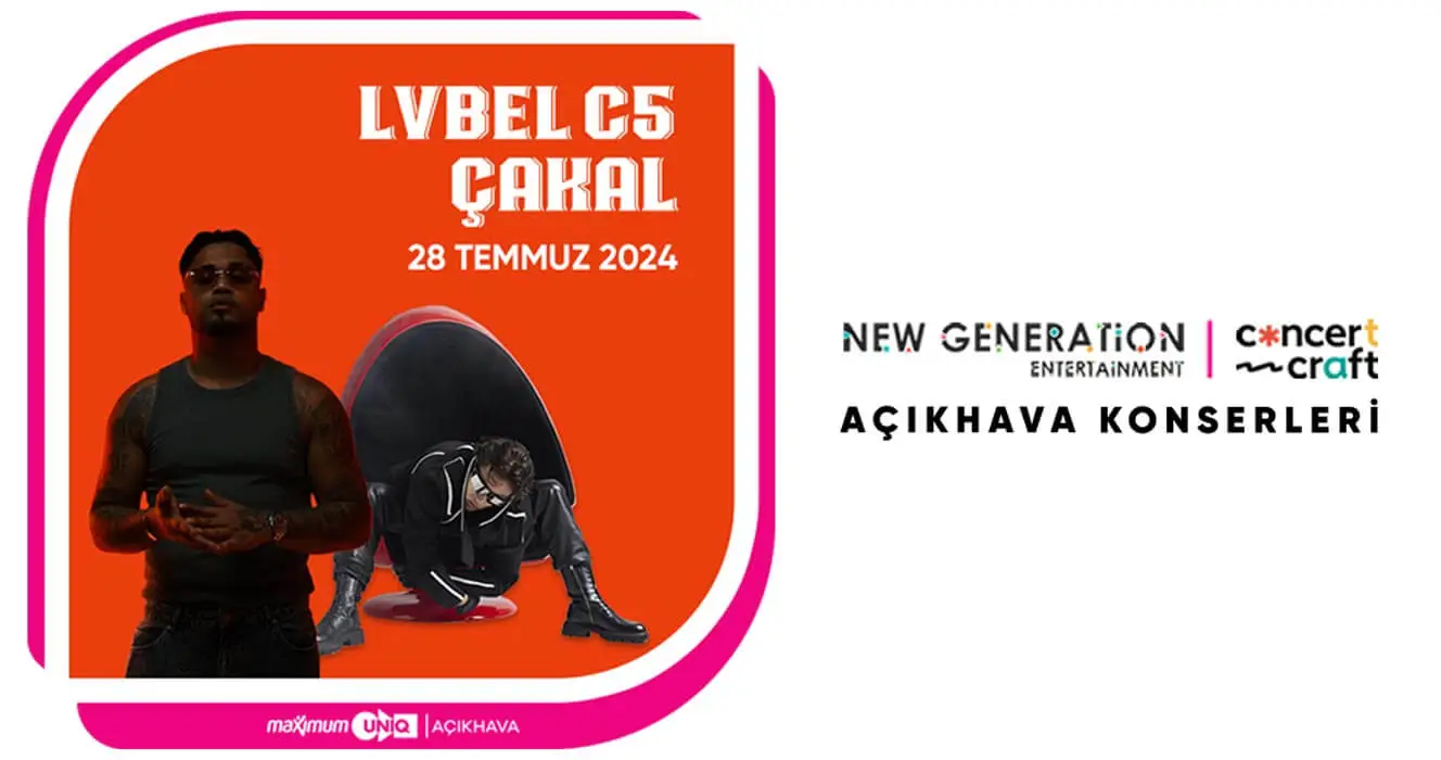 Lvbel C5 & Çakal UNIQ Open Air 28 July Concert Ticket - 1