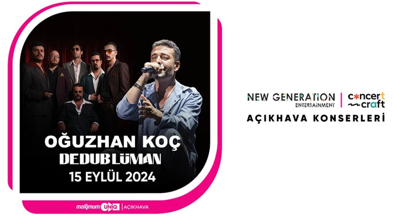 Biglietto Concerto all'aperto di Oğuzhan Koç e Dedublüman UNIQ 15 settembre - 1