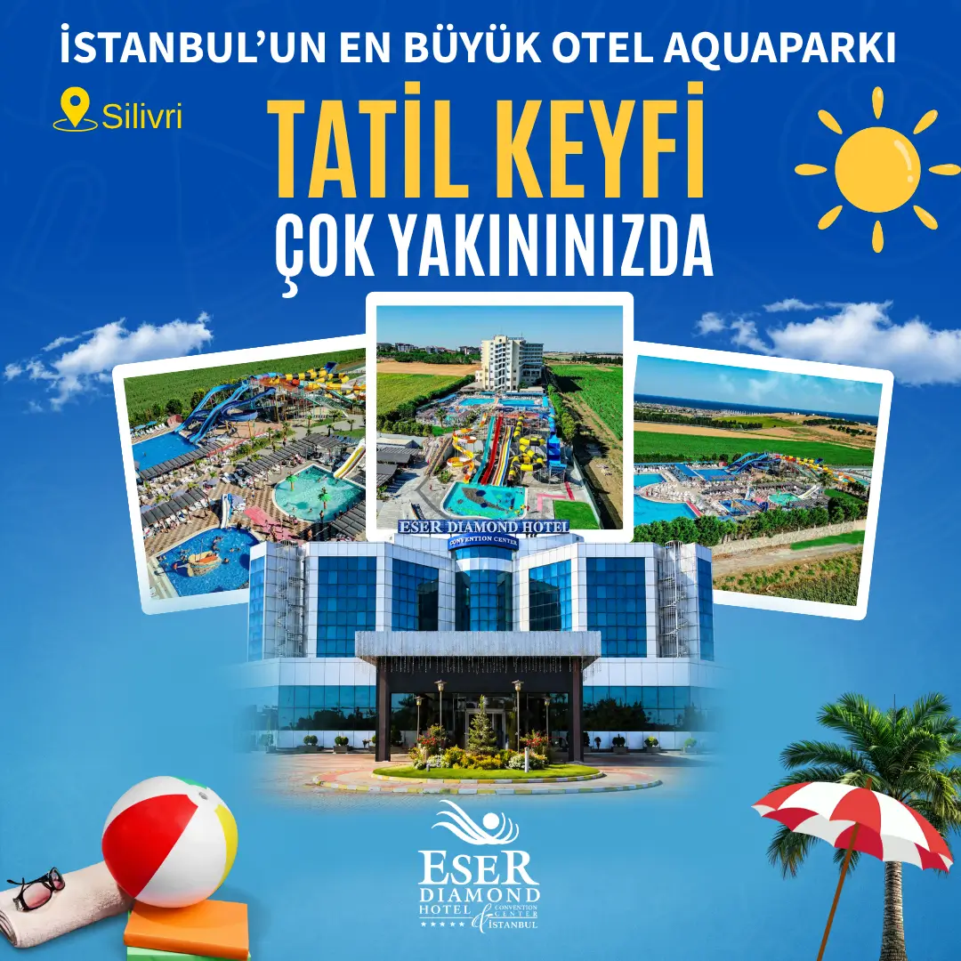 Accommodation at Silivri Eser Diamond Hotel + Aquapark