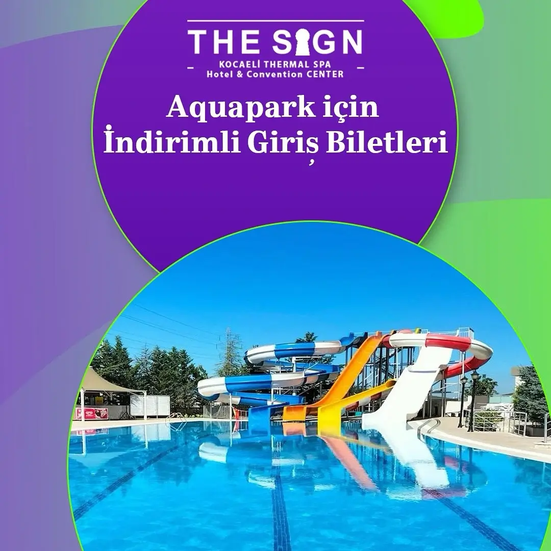 Le parc aquatique de l'hôtel thermal The Sign Kocaeli