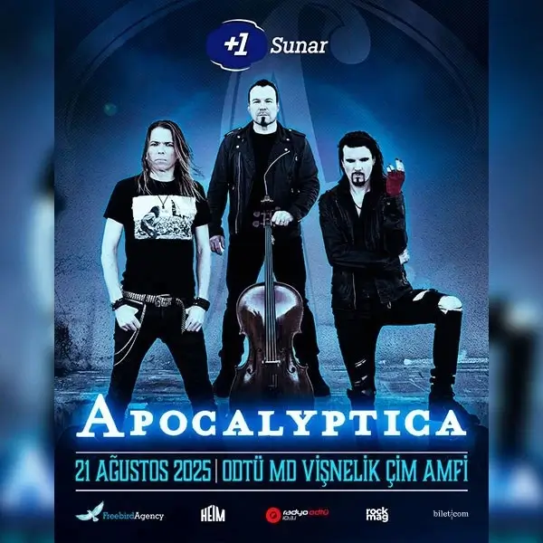 +1 Sunar: Apocalyptica | Ankara