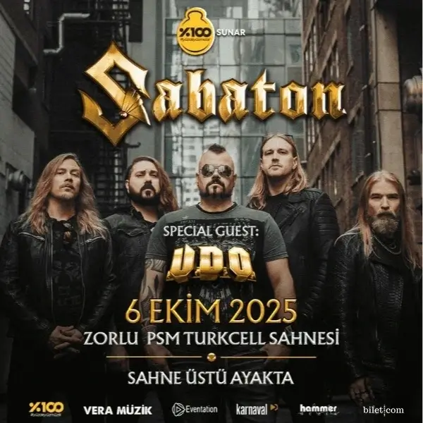 %100 Metal Sunar: Sabaton, U.D.O.