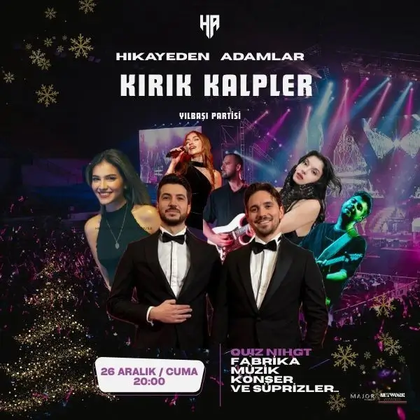 Hikayeden Adamlar Kırık Kalpler Yılbaşı Partisi